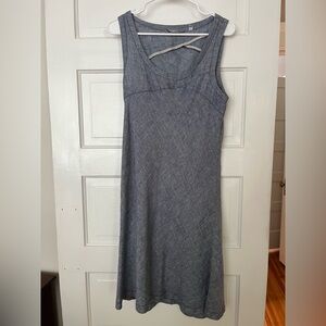 Horny Toad linen shift dress size medium,  blue
